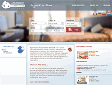 Tablet Screenshot of apartmentres.com